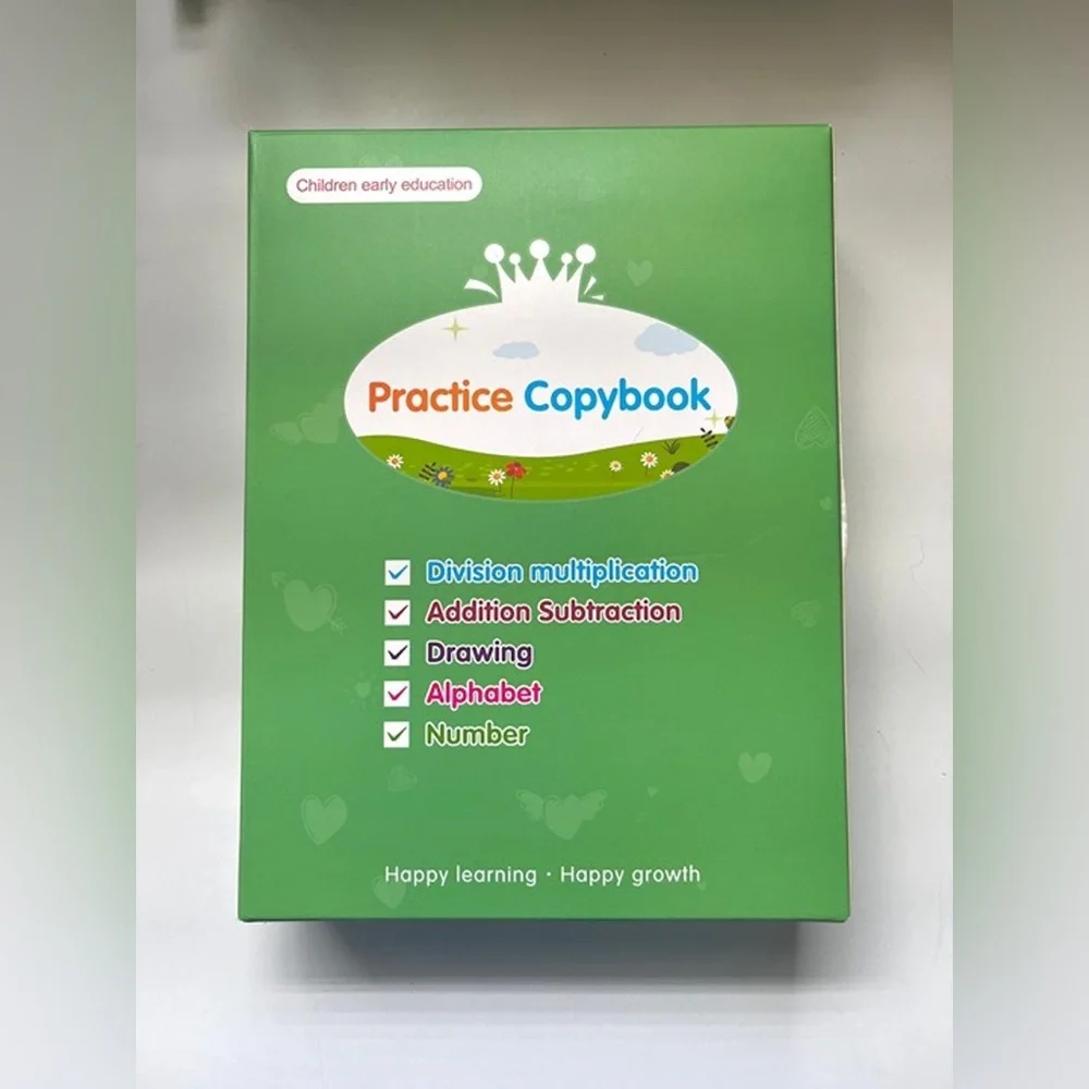 Magic Ink Practice Copybook - Reusable Writing Practice Book